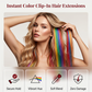 📢📢40% OFF !! ⏰6PCS Straight Clip-In Colored Hair Extensions
