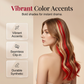 📢📢40% OFF !! ⏰6PCS Straight Clip-In Colored Hair Extensions