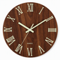 📢📢40% OFF !! ⏰12-Inch Silent Wooden Wall Clock – Luminous Glow & MDF Wood Grain✨
