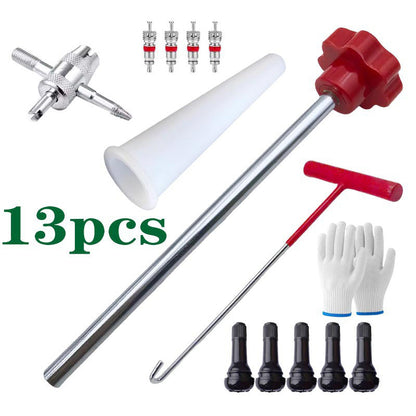 📢📢50% OFF !! ⏰Quick Change Car Tire Valve Tool Kit🚗🛞🧰