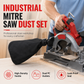 📢📢50% OFF !! ⏰Dust Collection Bag with Steel Wire Clamp for 10 Inch 255 Aluminum and Miter Saw