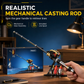 📢📢50% OFF !! ⏰ Mechanical Fishing Rod Model Kit 🎣⚙️Realistic gear drive, modular lures, plated grip details – interactive casting experience. 🔧