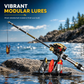 📢📢50% OFF !! ⏰ Mechanical Fishing Rod Model Kit 🎣⚙️Realistic gear drive, modular lures, plated grip details – interactive casting experience. 🔧