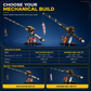 📢📢50% OFF !! ⏰ Mechanical Fishing Rod Model Kit 🎣⚙️Realistic gear drive, modular lures, plated grip details – interactive casting experience. 🔧