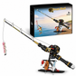 📢📢50% OFF !! ⏰ Mechanical Fishing Rod Model Kit 🎣⚙️Realistic gear drive, modular lures, plated grip details – interactive casting experience. 🔧