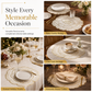 📢📢50% OFF !! ⏰Nordic Style Metallic Peony Flower PVC Placemat Heat Resistant Non Slip Waterproof Dining Table Mat 38cm
