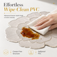 📢📢50% OFF !! ⏰Nordic Style Metallic Peony Flower PVC Placemat Heat Resistant Non Slip Waterproof Dining Table Mat 38cm