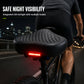 Oversized Waterproof Bicycle Saddle Thickened Ergonomic Bike Seat Cushion for Mountain Electric and Folding Bikes