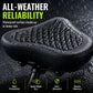Oversized Waterproof Bicycle Saddle Thickened Ergonomic Bike Seat Cushion for Mountain Electric and Folding Bikes