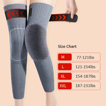 📢📢40% OFF !! ⏰❄️ Thermal Knee Warmers – Stretchy Winter Knee Sleeves for Outdoor Activities