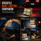 📢📢40% OFF !! ⏰Solar Powered Portable Emergency Light and Outdoor Camping Floodlight with USB Phone Charging Function