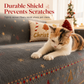 Thickened Christmas Style Chenille Sofa Cover Full Coverage Cat Scratch Resistant and Stain Resistant Couch Slipcover