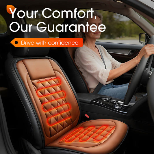 📢📢50% OFF !! ⏰💞50K+ SOLD! 🚗🔥 50% OFF! Intelligent Car Seat Heating Pad – 30-second rapid heat, full back & seat coverage, high/low settings, non-slip & flame-retardant. Cosy winter drives! 🛡️✅