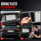 📢📢40% OFF !! ⏰1 Pair of Halloween Black Bat Wings Car License Plate Decoration Accessories