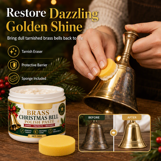 📢📢BUY 2 GET 1 FREE !! ⏰Brass Bell and Copper Polish Cream for Tarnish and Oxidation Removal