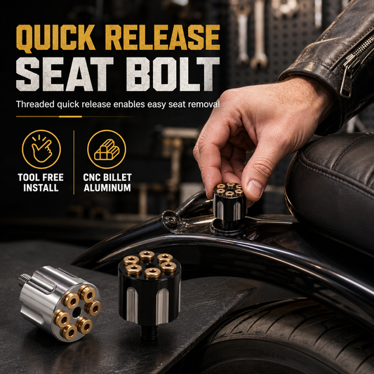 📢📢40% OFF !! ⏰Motorcycle CNC Quick Release Seat Bolt 6mm Seat Cushion Fixing Screw