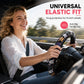 📢📢40% OFF !! ⏰Universal 38cm Ringless Silk Steering Wheel Cover Printed Breathable Car Wheel Protector for All Seasons
