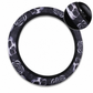📢📢40% OFF !! ⏰Universal 38cm Ringless Silk Steering Wheel Cover Printed Breathable Car Wheel Protector for All Seasons