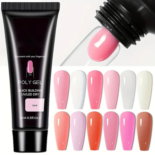 📢📢40% OFF !! ⏰0.5oz Poly Nail Extension Gel