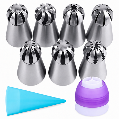 📢📢50% OFF !! ⏰Multi-Shape Cake Decorating Piping Tips Set