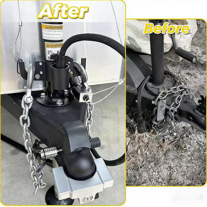 📢📢40% OFF !! ⏰Aluminum Trailer Towing Chain Organizer Mount🚠🚗