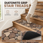 📢📢50% OFF !! ⏰Cobblestone Pattern Diatomite Stair Tread Mat Water Absorbent Non Slip Trimmable Step Rug Easy to Clean