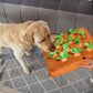 📢📢50% OFF !! ⏰ Carrot Plush Dog Toy – Interactive Pull-Out Carrot Patch Mat for Playful Pups
