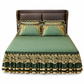 📢📢50% OFF !! ⏰Quilted Velvet Bed Skirt with Lace Trim and Non-Slip Design