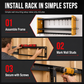 📢📢50% OFF !! ⏰ Wall-Mounted Power Tool Organizer – Heavy-Gauge Steel, Drill Charging Station & Dual Pegboards – Garage Storage 💪