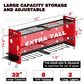 📢📢50% OFF !! ⏰ Wall-Mounted Power Tool Organizer – Heavy-Gauge Steel, Drill Charging Station & Dual Pegboards – Garage Storage 💪