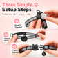 Reflective Cat Collar with Waterproof Smart Pet Tracker Locator