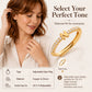 Minimalist Adjustable Initial Ring for Women