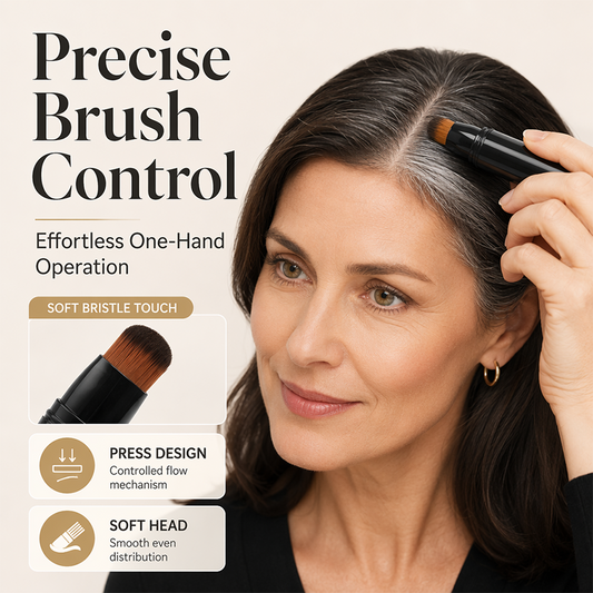 📢📢50% OFF !! ⏰ Instant Gray Cover Hair Pen – Quick touch-up & natural finish ✨
