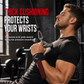 📢📢40% OFF !! ⏰1 Pair Non Slip Weightlifting Grip Straps with Wrist Support Gym Fitness Gloves for Pull Ups and Strength Training