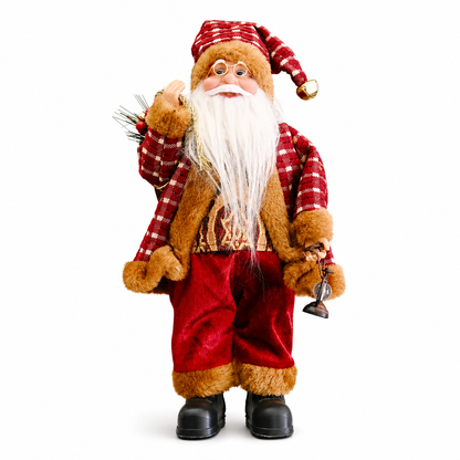 📢📢50% OFF !! ⏰Decorative Standing Santa Claus Christmas Backpack Santa Doll Holiday Tabletop Ornament