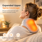 📢📢50% OFF !! ⏰Electric Heated Neck Wrap Rechargeable Graphene Heating Neck Scarf with Massage for Cervical Spine Warmth and Support