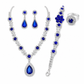 📢📢50%  OFF !! ⏰ Teardrop Crystal Jewelry Set – Radiant, Skin-Safe & Effortless ✨