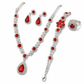 📢📢50%  OFF !! ⏰ Teardrop Crystal Jewelry Set – Radiant, Skin-Safe & Effortless ✨