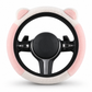 📢📢40%  OFF !! ⏰Cute Cat Ears Fluffy Plush Car Steering Wheel Cover Warm Winter Soft Furry Steering Wheel Protector Non Slip Universal Fit