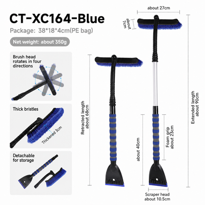 Car Scraper and Snow Shovel Winter Snow Removal Tool